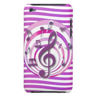 Retro 3D Effect Musical Notes iPod Touch Cover