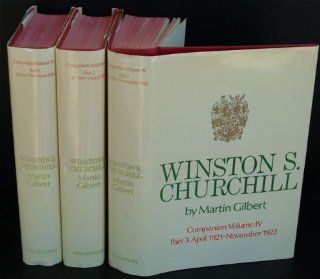 Winston S. Churchill Three Parts, Companion Volume Four Martin Gilbert 9780395260555 Books