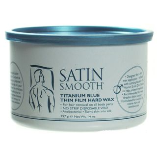 Satin Smooth Blue Titanium 14 ounce Wax Satin Smooth Body Hair Removal