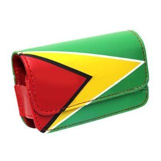 Reiko Design Medium Pouch for All Phones   Retail Packaging   Guyana Flag Cell Phones & Accessories