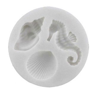 Seahorse and Shells Mold by FPC Sugarcraft Kitchen & Dining
