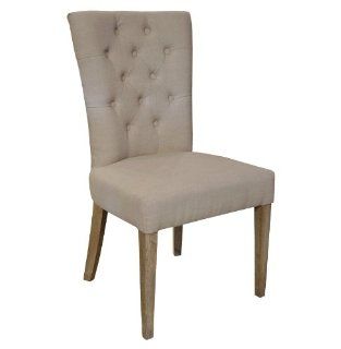 Faubourg French Country Tufted Side Dining Chair  