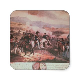 The Battle of Maipu on the 5th April, 1818, printe Square Sticker