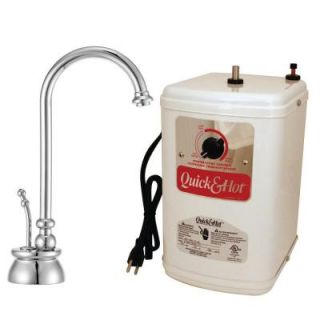 Westbrass Calorah Single Handle Hot Water Dispenser Faucet in Polished Chrome D261H 26