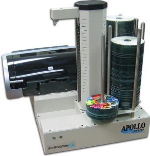 All Pro Solutions Apollo PA7 H PC Connected Network CD/DVD/BD Printer Autoloader w/ SpeedJet Inkjet Printer & 420 Disc Input / Output Capacity Computers & Accessories