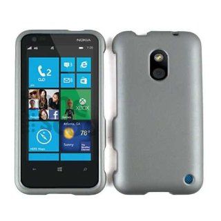 ACCESSORY HARD RUBBERIZED CASE COVER FOR NOKIA LUMIA NK620 METALLIC GRAY Cell Phones & Accessories