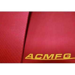 Advanced Custom Manufacturing 232 375 3x5 R 5 FOD Shield Rubberized Work Matting, 60" Length x 36" Width x 0.375" Thick, Red (Pack of 5) Science Lab Matting