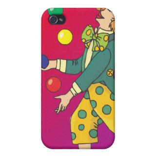 Juggling Clown iPhone 4/4S Cases
