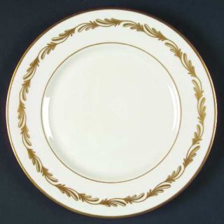 Franciscan Arcadia Gold Salad Plate, Fine China Dinnerware   Gold Plumes, Gold T