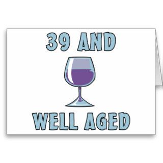 39th Birthday Gifts Greeting Card