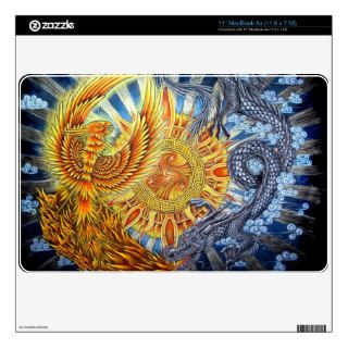 Phoenix and Dragon Laptop Skin
