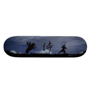 Samurai Dueling Skateboards