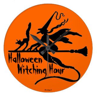 HALLOWEEN DECORATIONS   WITCHING HOUR CLOCK   GIFT