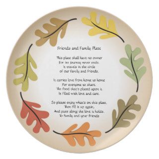 Friends and Family Pass it Along Plate