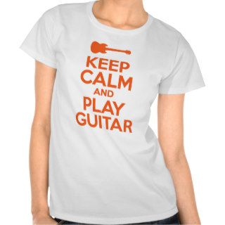 Keep Calm And Play Guitar Cool Design Tees