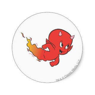 Hot Stuff  The Little Devil Flame Stickers