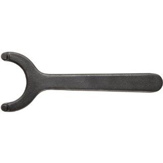 Martin 428 High Carbon Steel 2 1/4" Center Distance Pins Face Spanner, 1 27/32" Span of Jaws in Clear, Industrial Black Finish Open End Wrenches