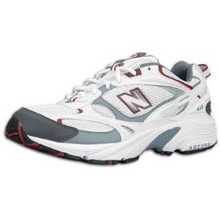 New Balance Men's 428 ( sz. 11.5, White/Grey/Burgandy ) Shoes