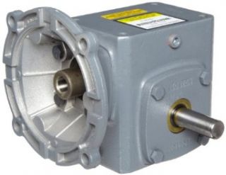 Boston Gear F715B15KB5H Right Angle Gearbox, NEMA 56C Flange Input, Left and Right Output, 151 Ratio, 1.54" Center Distance, .91 HP and 428 in lbs Output Torque at 1750 RPM Mechanical Gearboxes