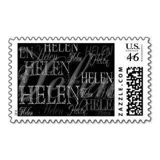 Helen Postage  Name Stamps  Color Changeable