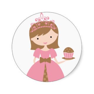 Cupcake Princess Stickers