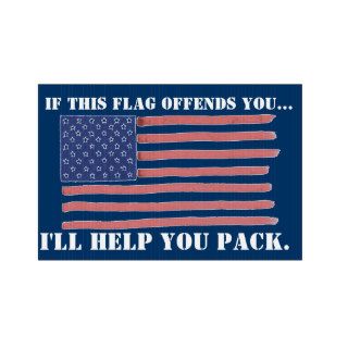 IF THIS FLAG OFFENDS YOU  YARD SIGN