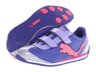 Puma Kids Speeder Illum Glamm V Girls Shoes (Purple)