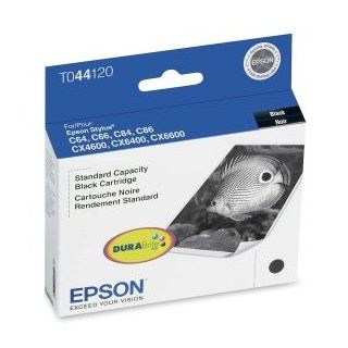 Epson T0441 Black Ink Cartridge. BLACK INK CART  STANDARD CAPACITY FOR C64/C84/C86/CX6400 I SUPL. Inkjet   380 Page   Black   1