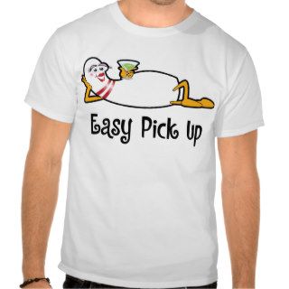 Cartoon Bowling Pin Shirt   Easy Pick Up