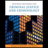 Research Methods for Criminal Justice and Criminology