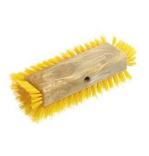 Carlisle 10 Dual Surface Floor Scrub Brush Head   Poly/Plastic, Green