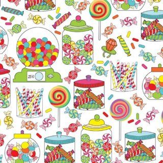 Jillson Roberts Recycled Gift Wrap, Candy Delight, 6 Roll Count (R382)  Gift Wrap Paper 