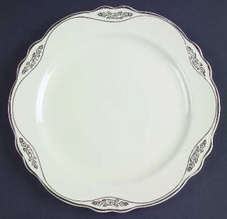 Homer Laughlin  Silver Rose/Patrician Salad Plate, Fine China Dinnerware   Virgi