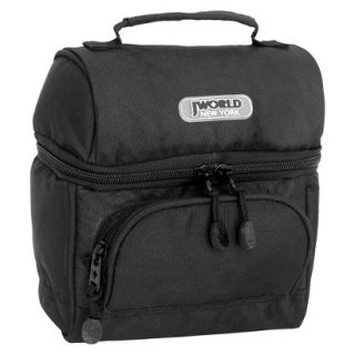 JWorld Corey Lunch Bag with Front Pocket, Black