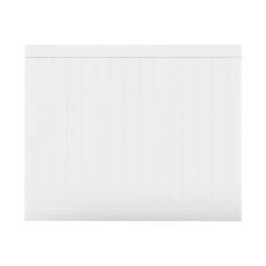 Pro Series 6 ft. x 8 ft. Vinyl Anaheim Patio White Privacy Fence Panel   Unassembled 153567