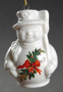 Pfaltzgraff Christmas Heritage Snowman Ornament, Fine China Dinnerware   Multisi