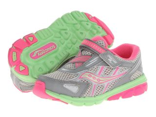 Saucony Kids Baby Ride 6 Girls Shoes (Gray)