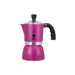 Bialetti Fiammetta Colours   Fuchsia   1 Cup Stovetop Espresso Pots Kitchen & Dining