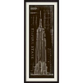 Empire State Building Blueprint Wall Art