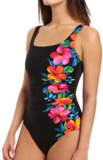 Miraclesuit 471549 Aloha Gardens Sideswipe One Piece Swimsuit