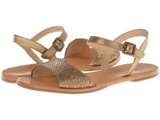 Cole Haan Reed Woven Sandal Womens Sandals (Gold)