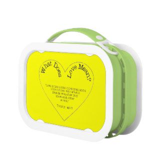 What Does Love Mean Funny Quote Lunchbox