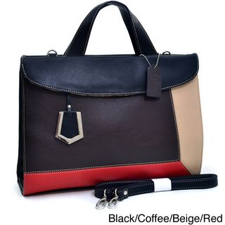 Dasein Colorblocked Briefcase Bag Dasein Shoulder Bags
