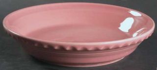 Homer Laughlin  Fiesta Rose (Newer) Pie/Baking Plate, Fine China Dinnerware   Ro
