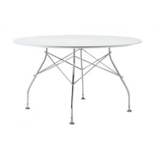 Kartell Glossy Dining Table 45XX Finish White Polyester