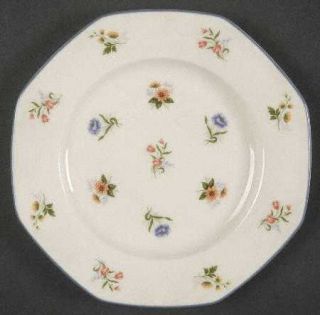 Wedgwood Springtime (Multi On Ivory) Bread & Butter Plate, Fine China Dinnerware