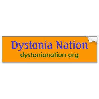 Dystonia Nation BS1 Bumper Sticker