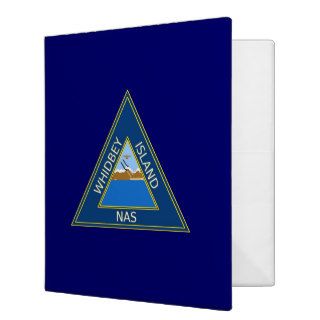 NAS Whidbey Island Patch Vinyl Binders