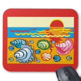 Sea Shell Composition Mouse Pad