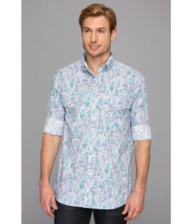 Roper 9003 Cashmere Paisley Mens Long Sleeve Button Up (Blue)